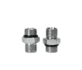 Conexão Macho Reto Métrico 24°(UMA) x Macho O-ring